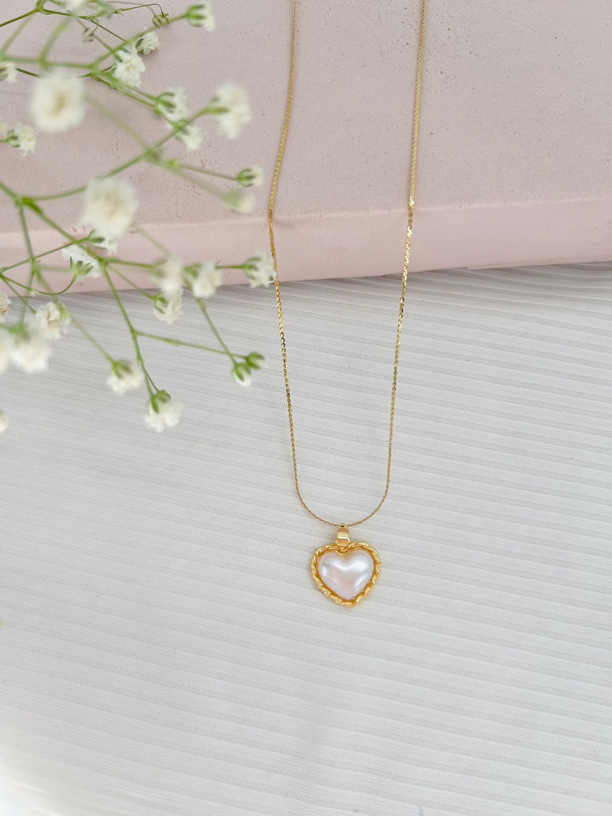 ref. corazón perla