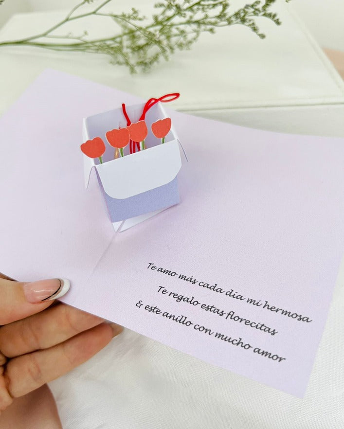 TARJETA CAJA SORPRESA