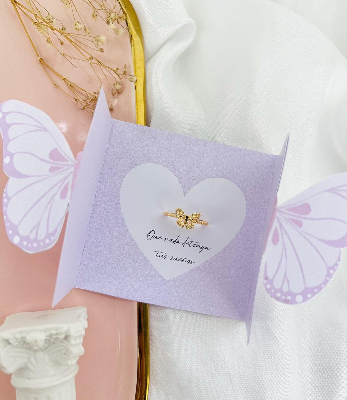 REF. A045 ANILLO UNIDAD MARIPOSA